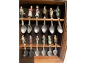 SPOON SET WITH CHARACTERS FROM CHARLES DICKENS BOOKS