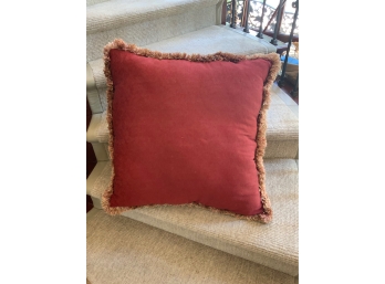 LOT OF 1 RED COUCH PILLOW