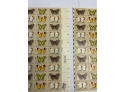 LOT OF 2 BUTTERFLY STAMPS