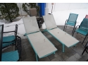 LOT OF 2 LONG POOL CHAIRS