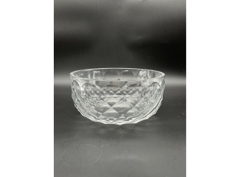 Crystal Bowl Unsigned