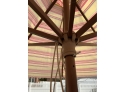 Lot Of 2 With Metal Base Umbrellas