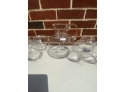 HAND BLOWN TOSCANY 6 GLASSES AND PITCHER