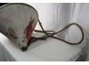 LARGE MARINE BOAT BUOY WITH CHAIN AND ROPE