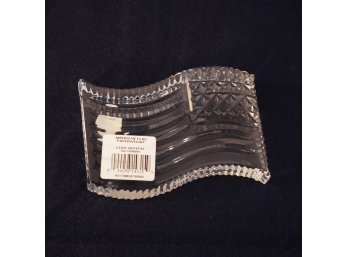 Waterford Crystal American Flag Paperweight