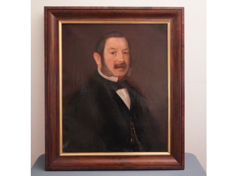 27' X 31' Man In Tuxedo Oil Painting CIRCA 1893
