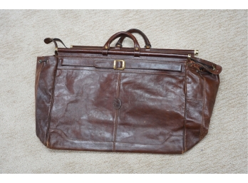 Vintage Leather Doctors Brief Case,  Carry Bag