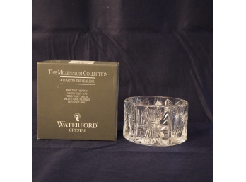 Waterford Crystal The Millennium Collection 'millennium Champagne Bottle Coaster'