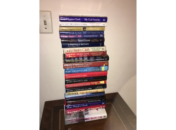 Large Lot Of Mary Higgins Clark Books