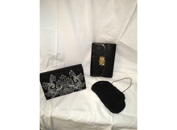 Lot Of Three Vintage Clutches