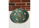 STONE DECORATION PLATE, CHECK PHOTOS, 14IN DIAMETER