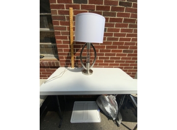 METAL LAMP 29 INCH HEIGHT