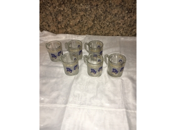 Mid Century Vintage Glass Cups