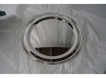 NEW VOGUE PLAIN TRAY SILVER-PLATED, 14IN DIAMETER