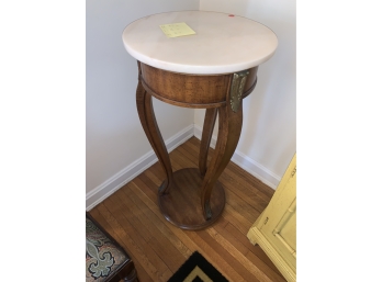 Provincial Marble Top Plant Stand