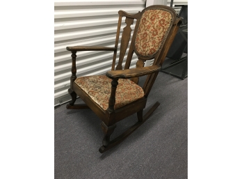 Wood Antique Rocking Chair