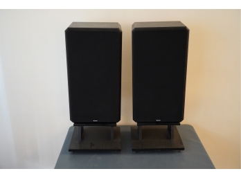 BOSTON HD9 SPEAKERS WITH STAND TESTED WORKING