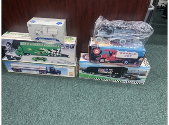 Lot Of Collectible Trucks In Boxes