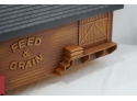 MODEL FEED & GRAIN MAILBOX, GREAT CONDITION LIKE NEW