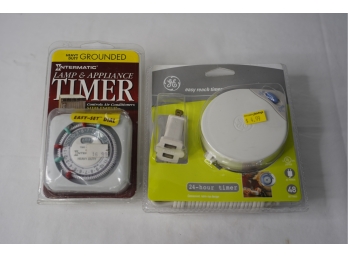 LOT OF 2 SEALED NEW ELECTRIC TIMERS