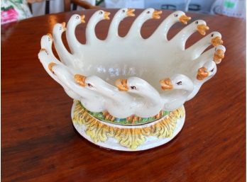 Handpainted Duck Pottery
