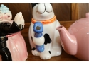 Collection Of Fun Teapots And Cookie Jars