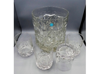 Tiffany & Co Ice Bucket And Glass Set