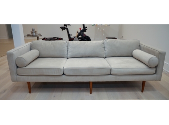 Suede West Elm Sofa - 3 Cushion  - $2700.00