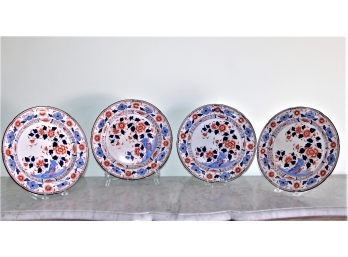 4 Imari Antique Plates