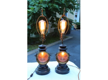 Working Carriage Lamps Signed & WestingHouse Cozy Glow Heater