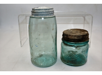 Antique 1858 Pair Of Jars - Shippable