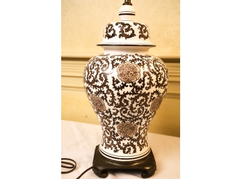 Antique Asian Urn Lamp