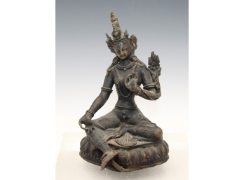 Antique Bronze Tibitan 'Tara' Statue