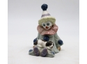 Retired Lladro 'pierrot With Puppy'