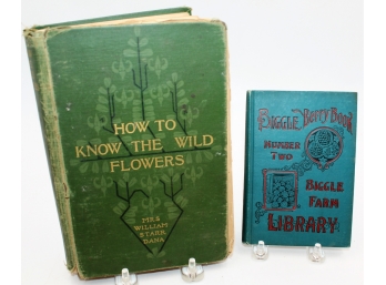 Vintage /Antique Flower Books With Illustrated Plates