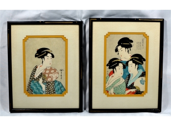 Pair Japanese  Prints