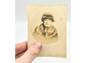 Great Lady Slightly Faded Vintage Photo Card Cabinet Card