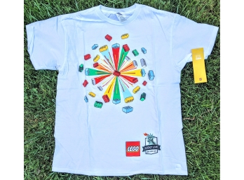 Screen Printed Special Edition Rare LEGO LIVE NYC Collectable T-Shirt Size ML