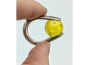 Brilliant Fun! Mid Century Modern Sterling Silver Tension Ring With Interchangeable Orbs Of Every Color! Sz.4