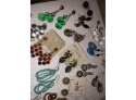Big Fun Lot; Real Hippie Abalone; Faux Jadite; Some New Earrings