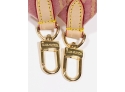 Brand New Pink Canvas Louis Vuitton Clip Strap Belt ~ Adjustable 30 - 46'