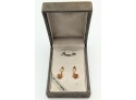 Adorable Krementz Rose Started Earrings 14k Gold Filled Posts
