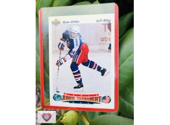 Ryan Sittler Left Wing NHLPA ~ Upper Deck Top Prospect Hockey Card 91 92
