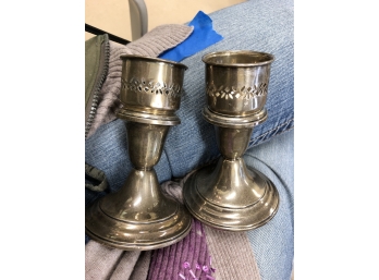 Weighted Gorham Sterling Candle Sticks