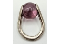Brilliant Fun! Mid Century Modern Sterling Silver Tension Ring With Interchangeable Orbs Of Every Color! Sz.4
