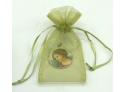 Astounding Hand Painted Portrait On Mother Of Pearl Signed Portrait Vintage Sterling Pendant