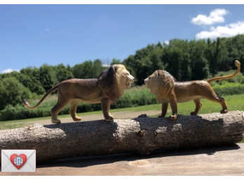 For The Kinder: Scary Beasts: Bonded Pair Of African Lions