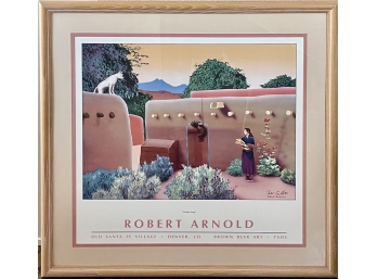 Robert Arnold Original Signed Southwest Print Custom Framed