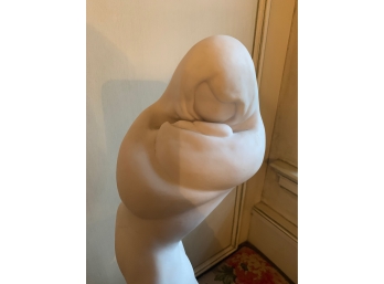 Plaster Sculpture Of Mother And Child