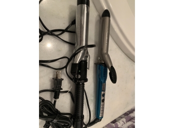 Two Conair  Curling Irons Skinny And Fat